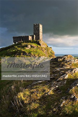 Brentor Church on top of Brent Tor, Dartmoor, Devon, England, United Kingdom, Europe