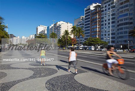 Avenida Atlantica, Copacabana, Rio de Janeiro, Brazil, South America