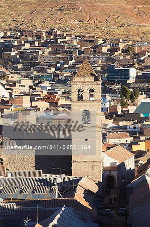 View of Convento de San Francisco, Potosi, UNESCO World Heritage Site, Bolivia, South America