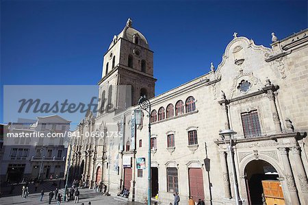 Iglesia de San Francisco in Plaza San Francisco, La Paz, Bolivia, South America