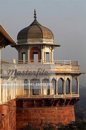 Jehangir's Palace in Agra Fort, UNESCO World Heritage Site, Agra, Uttar Pradesh, India, Asia