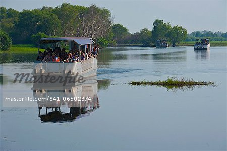 River cruise ship, Kakadu National Park, UNESCO World Heritage Site, Northern Territory, Australia, Pacific