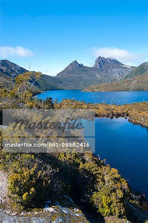 Dove Lake and Cradle Mountain, Cradle Mountain-Lake St. Clair National Park, UNESCO World Heritage Site, Tasmania, Australia, Pacific