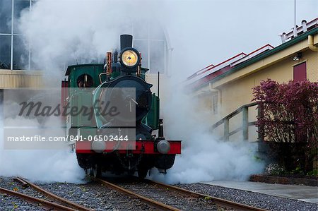 Old steam train, Queenstown, Tasmania, Australia, Pacific