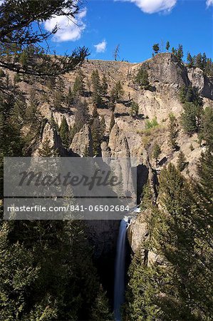 Tower Falls, Yellowstone National Park, UNESCO World Heritage Site, Wyoming, United States of America, North America