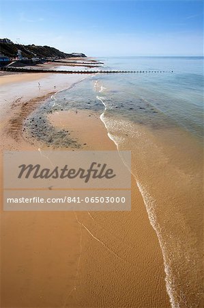 Cromer Beach from the Pier, Cromer, Norfolk, England, United Kingdom, Europe