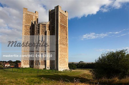 The remarkably intact Keep at Orford Castle, Orford, Suffolk, England, United Kingdom, Europe