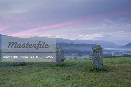 Castlerigg stone circle in the Lake District National Park, Cumbria, England, United Kingdom, Europe