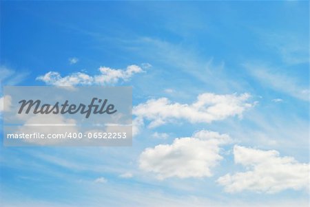 Photo of blue sky and clouds