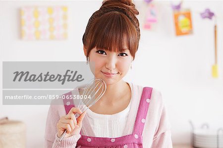 Young woman in a kitchen