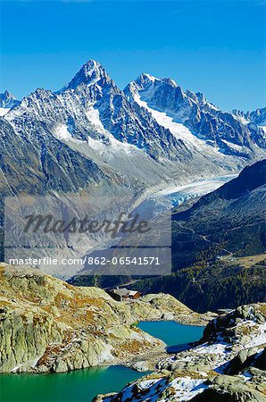 Europe, France, French Alps, Haute Savoie, Chamonix, Lac Blanc