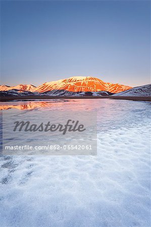 Italy, Umbria, Perugia district, Monti Sibillini NP, Norcia, Vettore Mountain