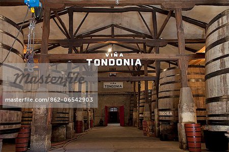 Bodega Lopez de Heria wine cellar in the village of Haro, La Rioja, Spain, Europe