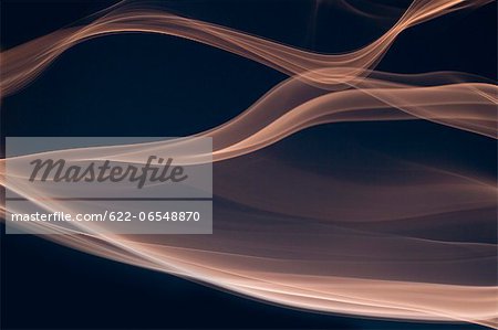Brown smoke on black background Brown smoke on black background