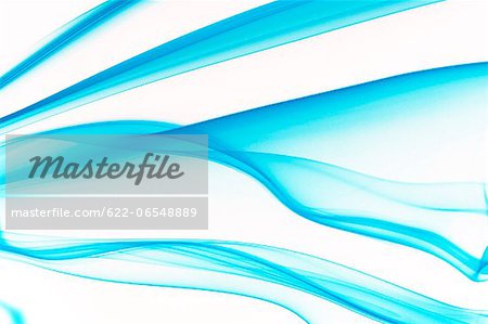 Blue smoke on white background Blue smoke on white background