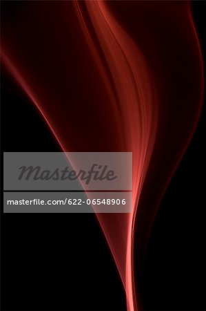 Red smoke on black background Red smoke on black background