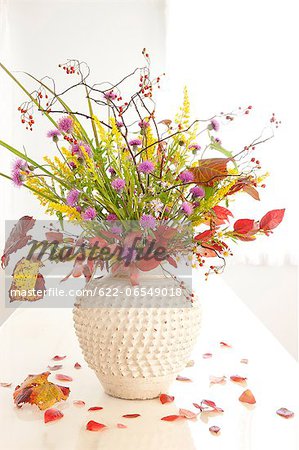 Wildflowers in a vase