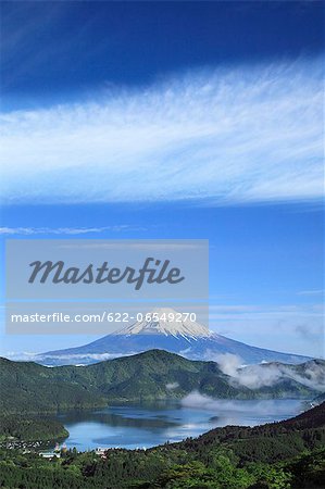 Mount Fuji and mountainscape