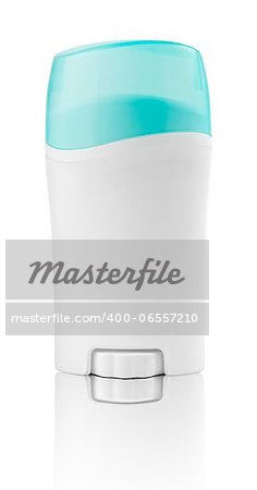Deodorant container isolated on a white background unlabeled