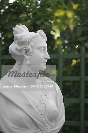 Marie Fournier wife of the Emperor Titus. Situated in Summer Garden in St. Petersburg, Russia