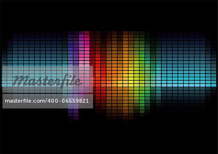 Graphic equalizer display