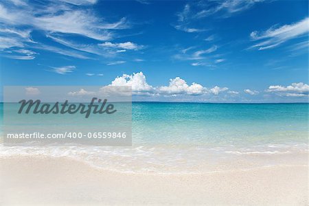 Beautiful beach on Bantayan island, Philippines