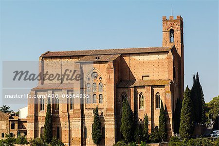 Church of San Domenico in Siena, Tuscany, Italy