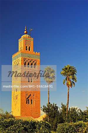 Koutoubia Mosque, Marrakesh, Morocco, North Africa, Africa