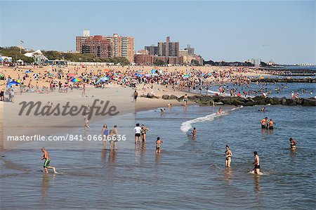 Beach, Coney Island, Brooklyn, New York City, United States of America, North America