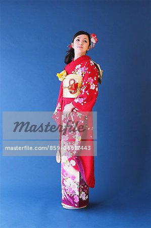 Girl Wearing Kimono Girl Wearing Kimono