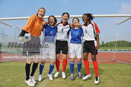 Women Playing Soccer