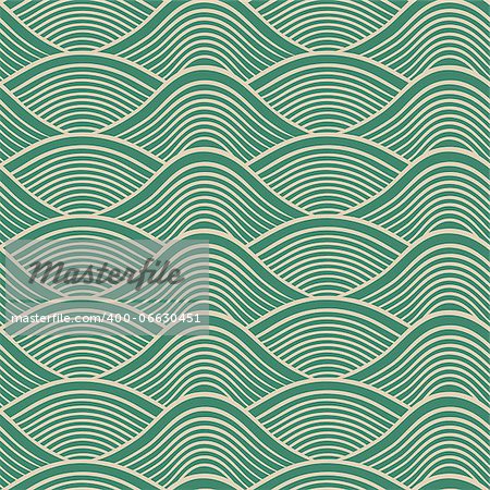 seamless ocean wave pattern