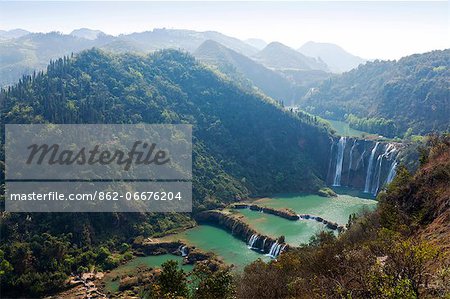 China, Yunnan, Jiulong.  The Nine Dragons Waterfalls at Jiulong.