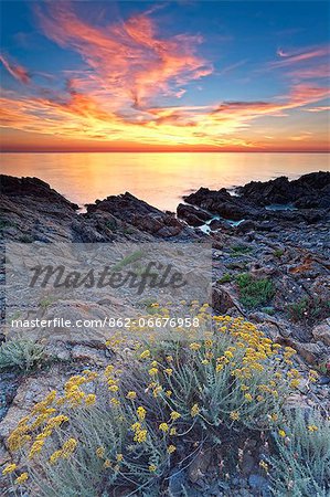 Italy, Sardinia, Olbia Tempio district, Budoni. coastline.