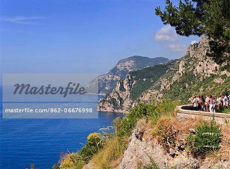 Italy, Campania, Salerno district, Peninsula of Sorrento, Positano.