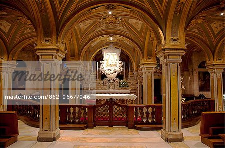 Italy, Campania, Bari. The crypt of the main cathedral