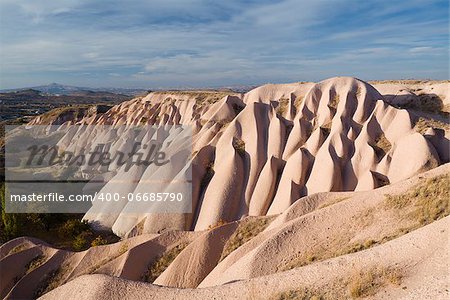 Bizarre geological formations in Cappadocia, Turkey
