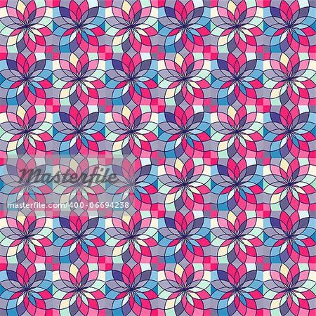 Seamless Pattern with Abstract Colorful Texture. Vector Background