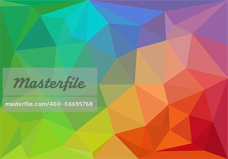 colorful geometric pattern, triangle polygon design, vector background