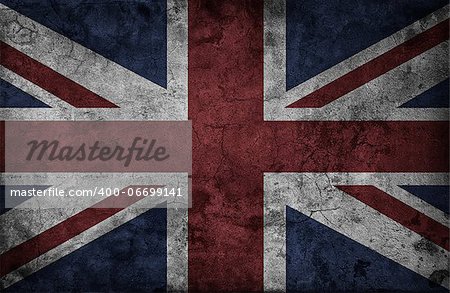 Grunge UK national flag