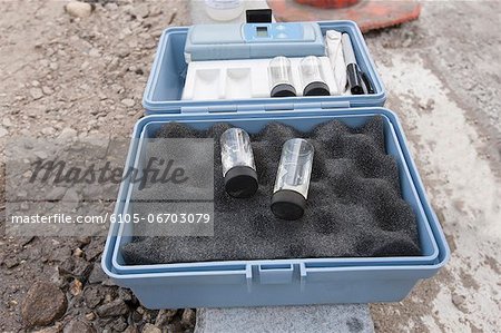 Water sample kit for public water testing