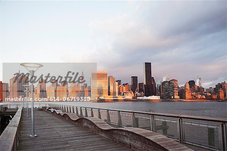 New York City skyline and waterfront