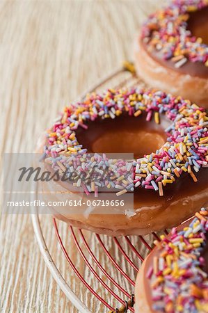 Decorated doughnuts Decorated doughnuts