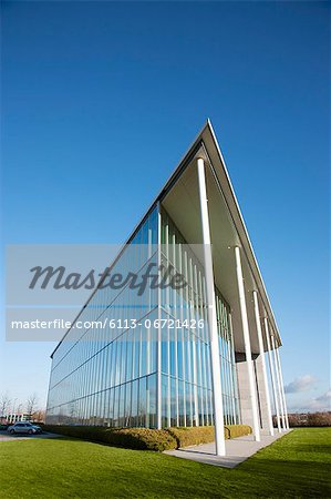 Modern building and blue sky