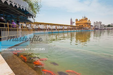 Golden Temple in Amritsar, Punjab, India