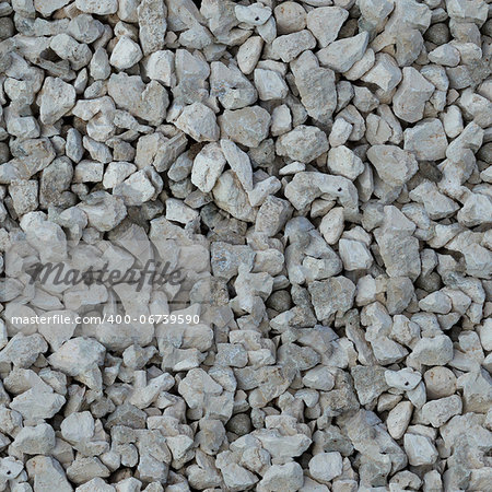 Granite Rubble. Seamless Tileable Texture.