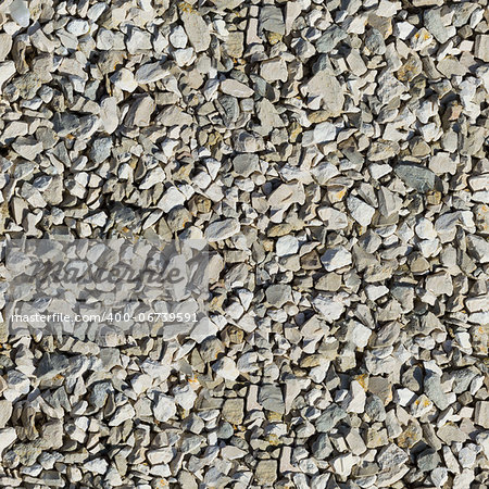 Light Rubble. Seamless Tileable Texture.