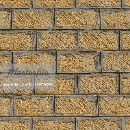 Sandstone Wall. Seamless Tileable Texture.