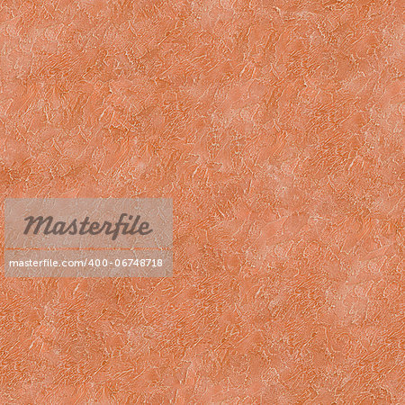 Seamless Tileable Texture of Red Decorative Plaster Wall.