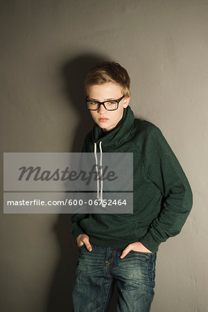 Portrait of Boy, Studio Shot